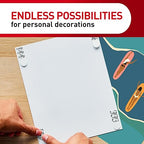 Command Poster Strips, 256 Strips Damage-Free Poster Hangers, No Tools Requried, Great for Home, Room, Wall, Office, and Dorm Decor, White Adhesive