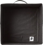 Amazon Basics Collapsible Fabric Storage Bins Organizer with Handles, Sturdy, Foldable, 10.5" x 10.5" x 11", Black, 6-Pack