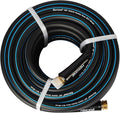 Fevone Kink Free Garden Hose 25 ft, All Weather Flexible, Heavy-Duty & Durable, Solid Brass Fittings, Leak-Free Connection