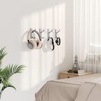pickpiff Adhesive Wall Coat Hooks - Heavy Duty Stick-On Door Hanger, Metal Hook for Hanging Towel,Purse, Robe, Backpack, Jacket, Clothes - for Bathroom,Dorm, Closet, Kitchen - Silver, 10 Pack
