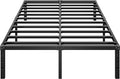 Metal Platform Bed Frame 14 Inch Tall,No Box Spring Needed,Full Size Bed with Heavy Duty Strong Support Slats,Easy to Assemble,Black