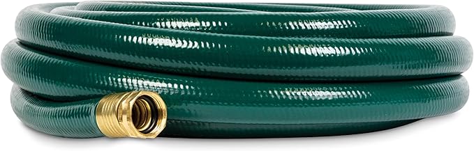 Gilmour 843251-1001 Flexogen Heavy Duty Watering Garden Hose 3/4in x 25 Feet, Green