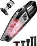 Handheld Vacuum Cordless, 9000PA Strong Suction, 2 Suction Modes, Fast Type-C Charging, Lightweight, Portable Car Vacuum Cleaner for Home Pet Office