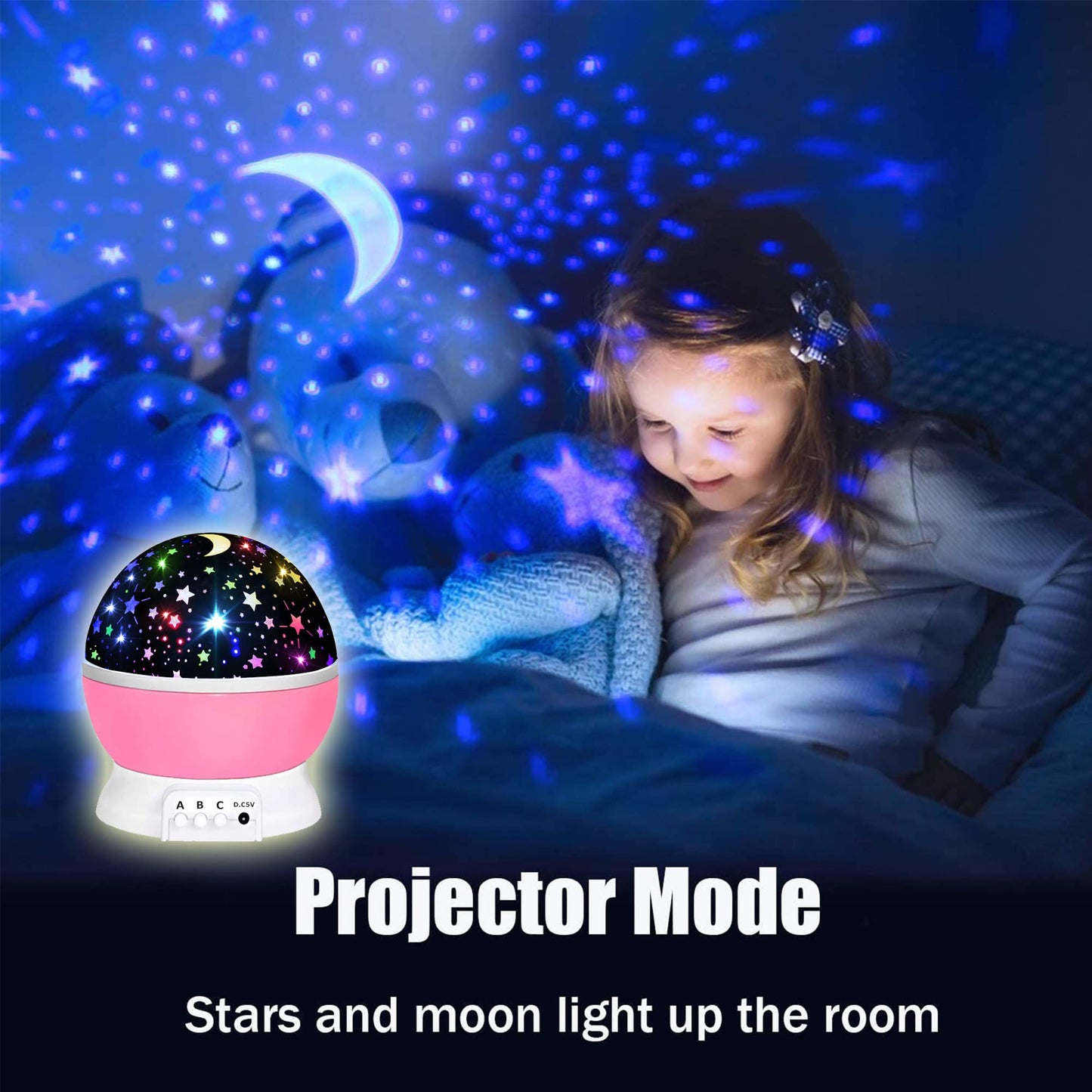 Star Projector Night Light