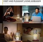 Candle Warmer Lamp with 3 Bulbs, Adjustable Height Dimmable Candle Warmer with Timer, Compatible with Large Jar Candles, Candle Lamp with Charming Gift Box Ribbon for Her/Him