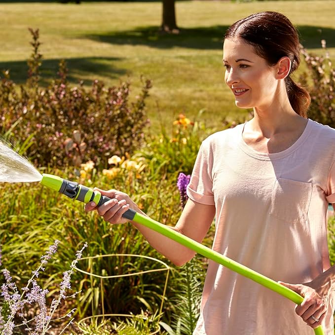 Flexzilla Garden Hose 5/8 in. x 25 ft., Lightweight All-Weather Water Hose, Durable and Flexible, Leak-Free Connections