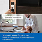 Tapo 2K Wireless Smart Video Doorbell with Chime - 160° Ultra-Wide View,Person Detection, Ring Call, 2-Way Audio, Subscription-Free Local Storage/Optional Cloud, Motion Only Alert, D210