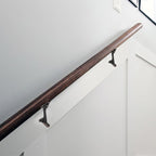 khtumeware 2 Pack 3 Inch Oil Rubbed Bronze Hand Rail Bracket Heavy Duty Hardware for Stairways, Home or Office Vintage Stair Support Handrail Brackets
