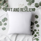 Utopia Bedding Throw Pillows (Set of 1, White) – 18 x 18 Inches Down Alternative Pillows for Bed, Sofa, and Couch - Fluffy Decorative Stuffer Pillow for Indoors & Outdoors