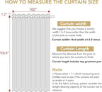 H.VERSAILTEX Linen Blackout Curtains Durable Thick Textured Linen Look 100% Blackout Patio Door Curtain Anti Rust Grommet Extra Wide Sliding Door Curtain Panel, Natural，W100 x L108 inch (Pack of 4)