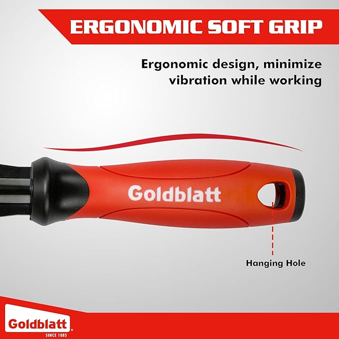 Goldblatt Trim Puller, 4-Inch Tile Removal Multi-Tool for Commercial Work & Home Improvement, Baseboard, Molding, Siding and Floor Removal, Remodeling