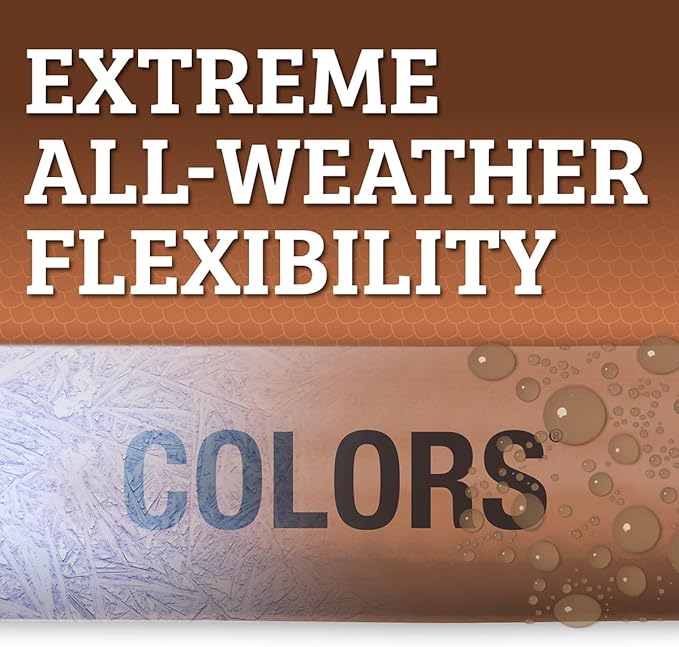 Flexzilla Colors Garden Hose 5/8 in. x 100 ft., Lightweight All-Weather Water Hose, Durable and Flexible, Leak-Free Connections, Red Clay