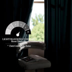 NICETOWN Velvet Curtains 84" Length for Bedroom, Stone Blue Room Darkening Velvet Curtains Thermal Insulated, Luxury and Thick Window Treatment, 52" Wide, 2 PCs