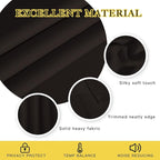 NICETOWN Patio Blackout Curtain Panels - Extra Wide Sliding Door Thermal Insulated Drape, Privacy Room Divider Curtain for Bedroom Office (Toffee Brown, 66 x 118 Inch Long)