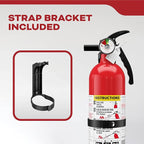 Kidde Fire Extinguisher for Home, 1-A:10-B:C, Dry Chemical Extinguisher, Red, Mounting Bracket Included, 4 Pack