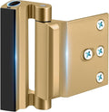 Child Proof Door Locks High Home Security Door Lock Reinforcement Night Kids Safety with 3" Stop Withstand 800 lbs for Inward Swinging Front Door Metal Flip Deadbolt Latch Defend Home