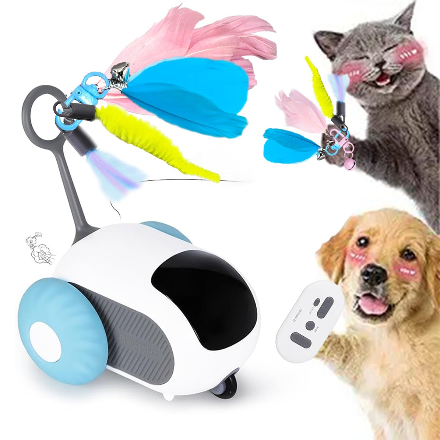 Turbo Tail 5.0 Remote Control Interactive Cat Toy