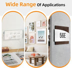 XL Picture Hanging Strips Heavy Duty, 40 Strips Damage Free Removal Picture Hangers for Wall, Sticky Hook & Loop Adhesive Strips for Poster/Picture/Home/Office, 20 Pairs/X-Large, Black
