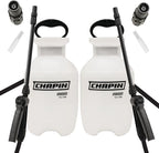 Chapin 22000 Pump Sprayer, 1-Gallon, Lawn & Garden, Translucent Poly Tank, Funnel-Top, SureSpray, Anti-Clog Filter, Adjustable Cone Nozzle & 34" Hose for Fertilizer, Weed & Pest Applications, 2 Pack