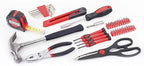 Apollo Tools Original 39 Piece General Household Tool Set in Toolbox Storage Case with Essential Hand Tools for Everyday Home Repairs, DIY and Crafts Red/Black - DT9706