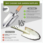 Kynup Gardening Tools, Garden Tools Set-9 Piece Gardening Gift for Women, Gardening Kit Ideal Hand Garden Tool, Thickened Stainless Steel, Rust-Proof, Garden Supplies, Essentials, Garden Stuff