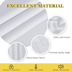 NICETOWN Patio Door Curtain Vertical Blinds, Grommet Room Darkening Curtain Thermal Drape Extra Long Sound Dampening for Living Room/Bedroom (Greyish White, W66 x L102, 1 Panel)