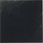 Nexus Self Adhesive 12-Inch Vinyl Floor Tiles, 20 Tiles - 12" x 12", Black Pattern - Peel & Stick, DIY Flooring for Kitchen, Dining Room, Bedrooms & Bathrooms by Achim Home Decor