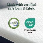 Zinus 12 Inch Queen Cooling Comfort Hybrid Mattress [New Version], Fiberglass Free, Medium Firm Feel, Motion Isolation, Certified Safe Foams & Fabric
