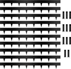 Worth Garden 10-Pack Galvanized Steel Landscape Lawn Edging - 4.5in H Black Powder Coated Bendable Metal Strips - Hammer-in Edging Border w/ 11 Clips - Yard Pathway Divider (33Ft Total)