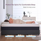 Queen Mattress, 8 Inch Gel Memory Foam Mattresses, Medium Firm for Cool Sleeping, Pressure Relief, Easily Replaceable,CertiPUR-US Certified Colchón in a Box