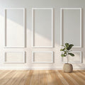 RELIANCER Peel and Stick Wall Molding Kit,30PCS Pre-Cut Door Molding Panels,3D Moulding Wainscoting Panel,Self Adhesive Walls Moulding Trim,Wall Modular Frames for Interior Walls Decor Home Bedroom
