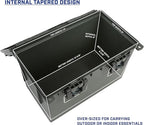 Sheffield 12765 XL Storage Bins With Lids, 4-Pack Stackable Storage Bins, Made in USA, Lockable and Water-Resistant Containers with Lids, Plastic Containers for Home, Classroom, and Dorm
