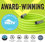 Flexzilla Garden Hose 5/8 in. x 25 ft., Lightweight All-Weather Water Hose, Durable and Flexible, Leak-Free Connections
