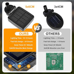 Solar Lights Outdoor(4 Pack,32 LEDs), ASMAD Solar Garden Lights, Outdoor Decorations, Firefly Light for Patio Decor, Big Bulb, Unique Gifts for Women, Gifts for Grandma