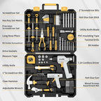 Tool Set Drill Set, 188PCS Tool Kit For Home with Cordless Drill Power, Hand Tool Kit for Women, Basic Household Auto Car Repair Tool Box for Men, Portable Plastic Storage Box Tools Sets