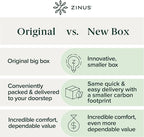Zinus 8 Inch Twin Green Tea Memory Foam Mattress [New Version], Fiberglass Free, Medium Firm Feel, Zoned Pressure Relief, Certified Safe Foams & Fabric, Mattress in A Box