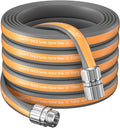 Giraffe Tools Garden Hose 75FT, 5/8" Lightweight Lay Flat Water Hose, Custom Length, Flexible, Leakproof Hybrid Hose Pipe with Male to Female Fitting