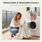 78.8" Convertible Sofa Bed,Corduroy Futon Couch with Storage Pocket,Folding Pull Out Futon Sofa,No Assembly Boneless Couch for Living Room, White | futon sofa bed, sofa, couch, loveseat, convertible sofa, boneless couch