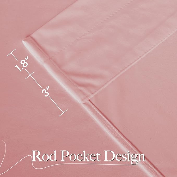 NICETOWN Pink Velvet Curtains 96 inch Length, Blush Pink Room Darkening Thermal Insulated Soft Luxury Light Blocking Panels for Kids, Rod Pocket Design W52 x L96, 2 Panels