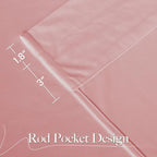 NICETOWN Pink Velvet Curtains 96 inch Length, Blush Pink Room Darkening Thermal Insulated Soft Luxury Light Blocking Panels for Kids, Rod Pocket Design W52 x L96, 2 Panels