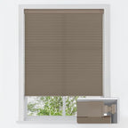LazBlinds No Tools No Drill Cordless Cellular Shades, Light Filtering Honeycomb Shades for Home, Thermal Insulation Blinds for Windows, 47" W x 48" H, Taupe