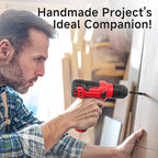 Tool Set - 8V Cordless Drill Set, 132 Piece Home Tool Set With Hand Drill, Tool Kit for Women & Men, Perfect for Homeowner, Diyer, Handyman