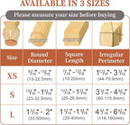 24 Pcs Chair Leg Floor Protectors for Hardwood Floors Silicone Covers Felt Pads Furniture Leg Caps Anti-Scratch Reduce Noise Fit (1-5/16" to 2")
