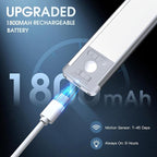 10inch Under Cabinet Lighting with 3 Color Temps, 2 Pack Rechargeable Motion Sensor Light Indoor, 5 Levels Dimmable Magnetic Closet Lights, Wireless Under Counter Lights for Kitchen, Stairs