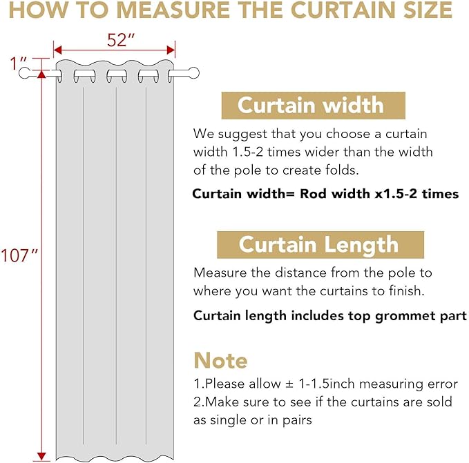 H.VERSAILTEX Blackout Window Treatment Curtains/Panels, Thermal Insulated Room Darkening Solid Grommet Drapes for Bedroom/Living Room Window (52 Inch by 108 Inch, Sage, Set of 2)