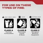Kidde, FA110G, Multi Purpose Fire Extinguisher for Home, Office, Dorm, Residential, 1A10BC