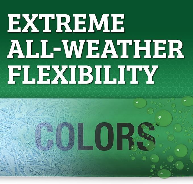 Flexzilla Colors Garden Hose 5/8 in. x 100 ft., Lightweight All-Weather Water Hose, Durable and Flexible, Leak-Free Connections, Forest Green