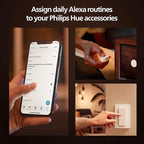 PHILIPS Hue Smart Dimmer Switch with Remote, White, 1 Pack, Turns Hue Lights On, Off, Dims or Brightens, Smart Home Control, Requires Hue Bridge, Easy, No-Wire Installation