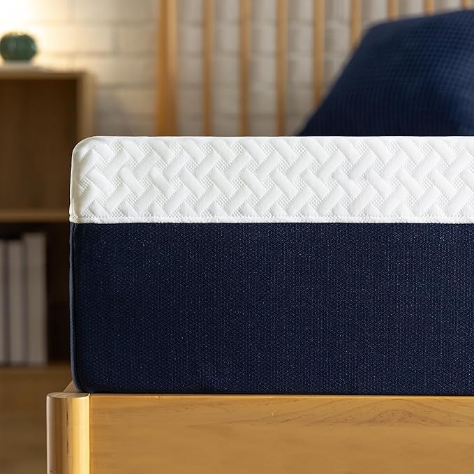 Zinus 12 Inch Queen Cooling Comfort Hybrid Mattress [New Version], Fiberglass Free, Medium Firm Feel, Motion Isolation, Certified Safe Foams & Fabric