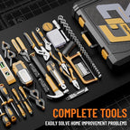 239PCS Tool Set Tool Kit For Home, Basic Household Automotive Motorcycle Car Tool Kits, Portable Plastic Mechanics Tools Boxes Sets With Organizers And Storage Case For Men Women All Purpose